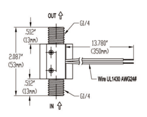 G1/4 Imported Magnetic Control Switch Element Flow Switch