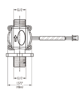 Paddle Water Flow Switch