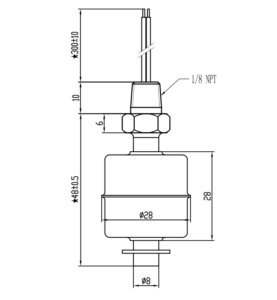 NK1048-S Stainless Steel Level Switcha